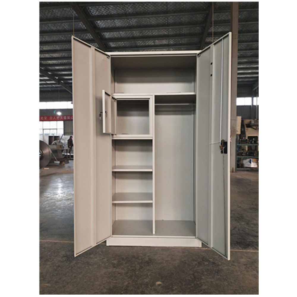 Luoyang ANSHUN Custom High Quality 2 doors metal storage wardrobes amoires