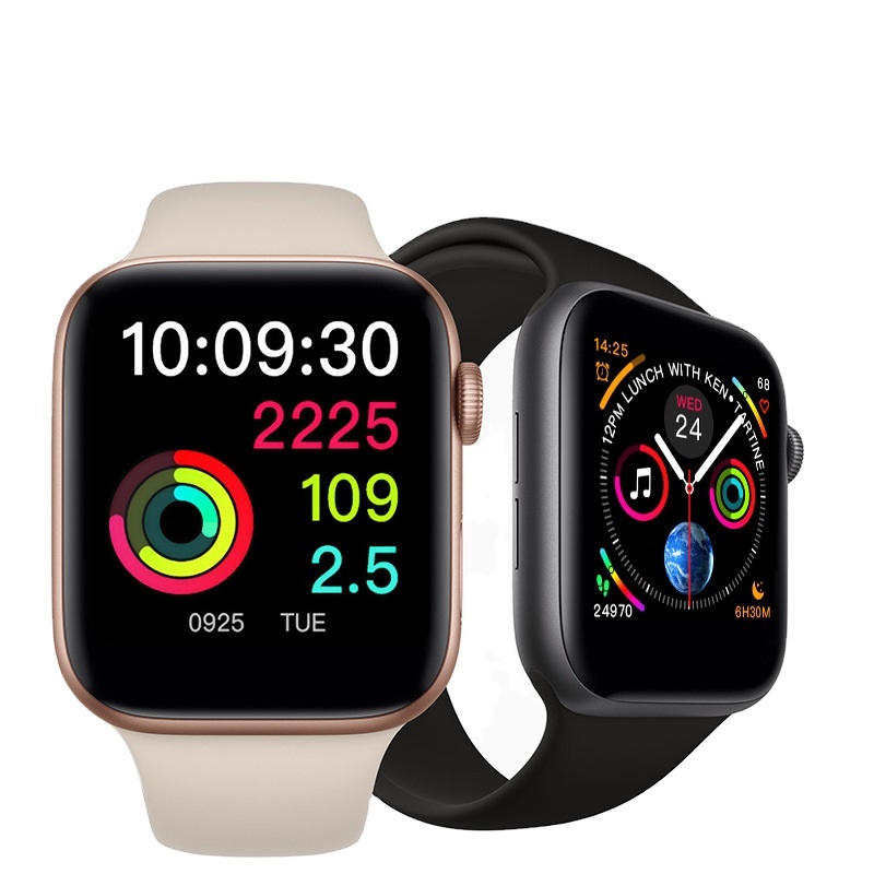 Для apple watch серии 3/4/5 сердечного ритма Bluetooths Gps ЭКГ Microwear 1:1 W54 Смарт-часы