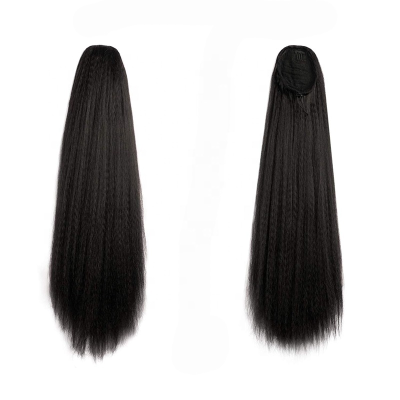 TKL Popular Yaki bundles pack with closure extensions ponytail synthetic hair ponytails