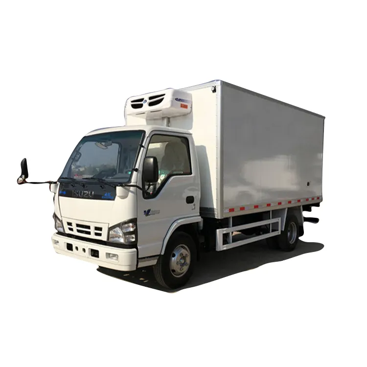 Famous Brand Refrigerated Food Truck 4x2 Frozen Food Transport ISUZU Refrigerated Food Truck For Sale In Peru