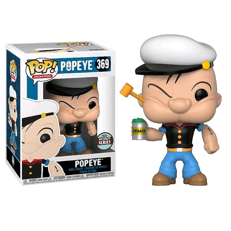 Funko Pop Popeye экшн-фигурка #369 Popeye Коллекционная модель игрушек 10 см