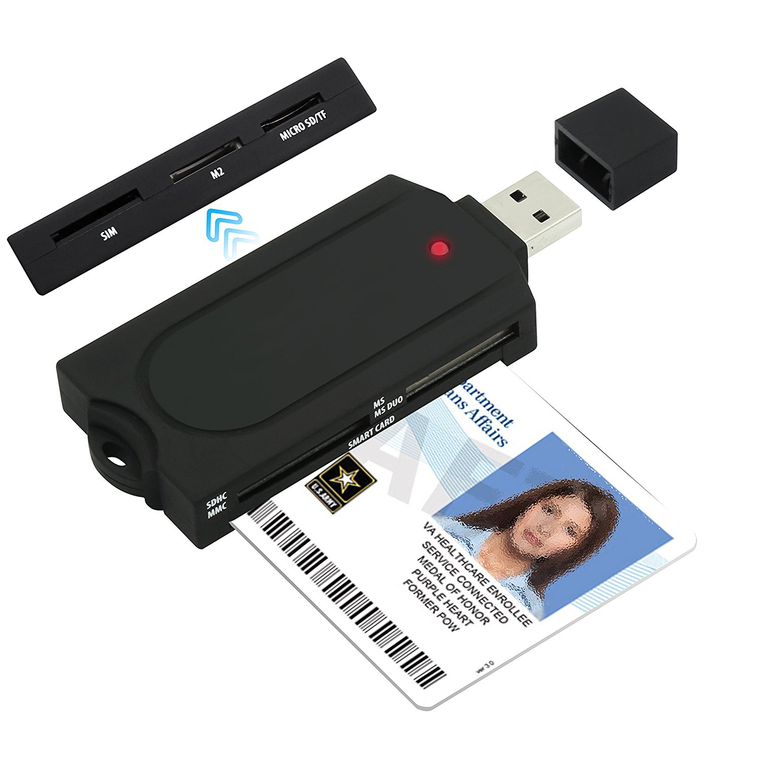 Многофункциональный usb Смарт IC ID карта памяти SD кардридер