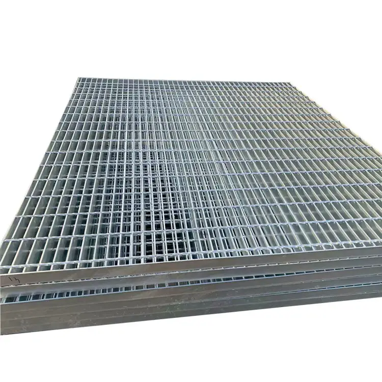 Grating Galvanized Steel Bar Grating Fence / Hot Dip Galvanized Steel Grating Cover