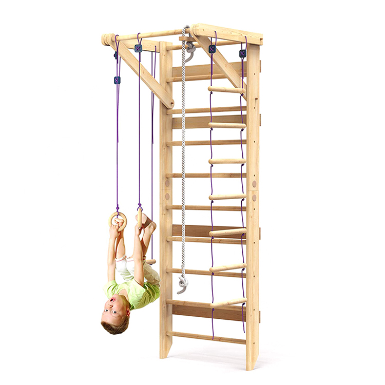 Kids Stall Bars for Exercise Kids Swedish Gymnastic Wall GymWood Stall Bar Gymnastics Playground Best Gym for All Family