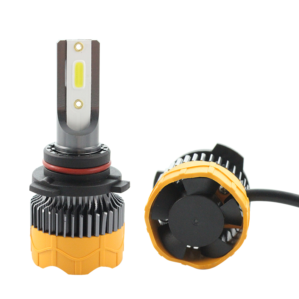 2021 newest design H1 H4 H7 12000lm COB 360 hi/low beam all in one Auto Lighting System led headlight bulbs