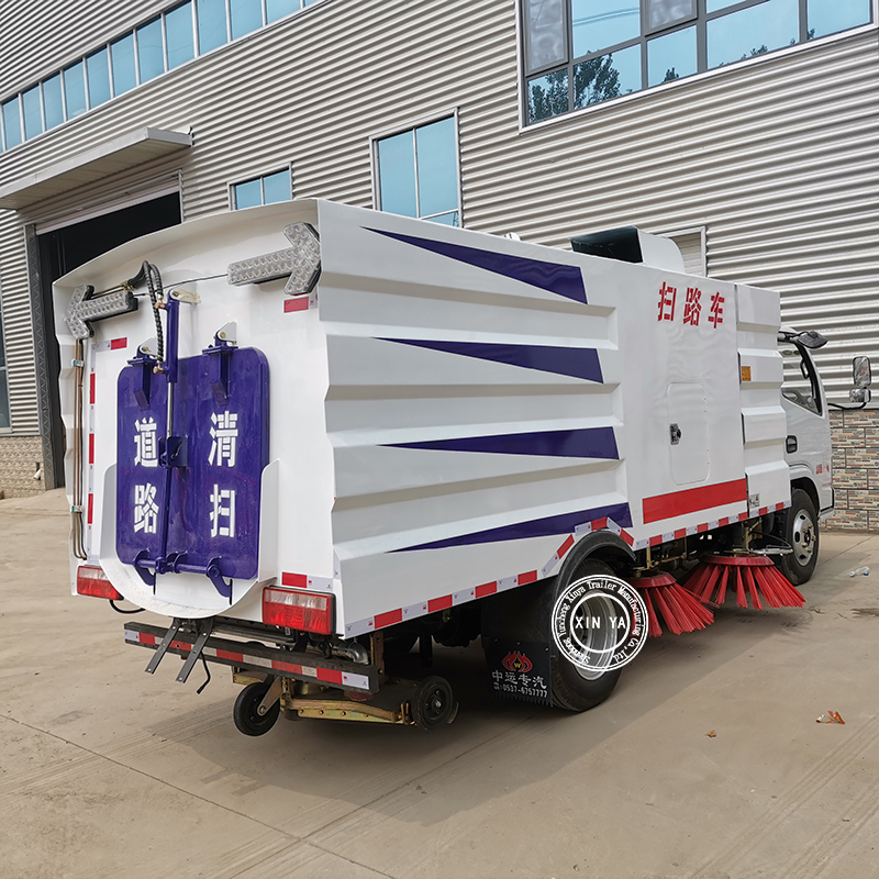 Factory Direct Sale Steel Plants/Airport Sanitation Cleaning Medium Vacuum Road machine sweeper Truck