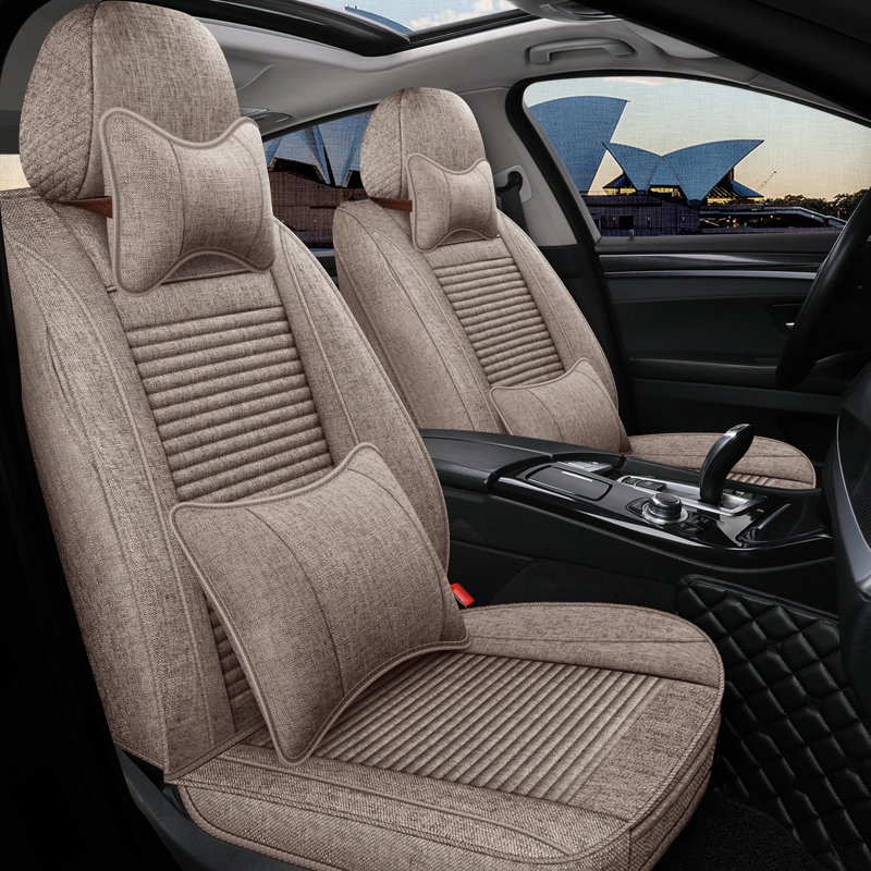 Leather Fabric Car Seat Covers Automotive Vehicle Cushion Cover for Cars Universal Sport car seat cover