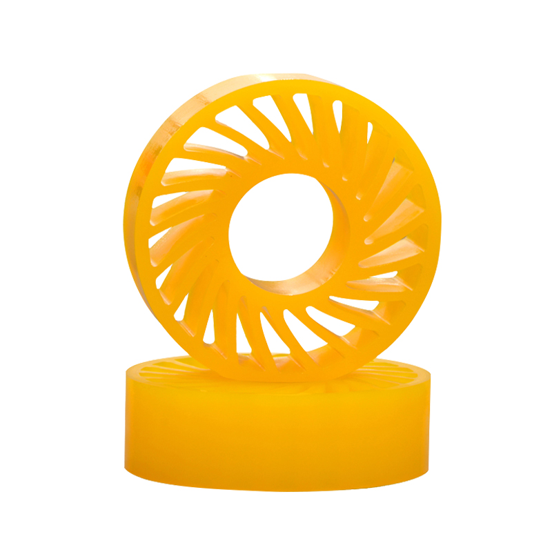 Rubber Lead Edge Feeding Wheel No Crush Sun Wheel For Flexo Printer Slitter Scorer Corrugated Cardboard Line