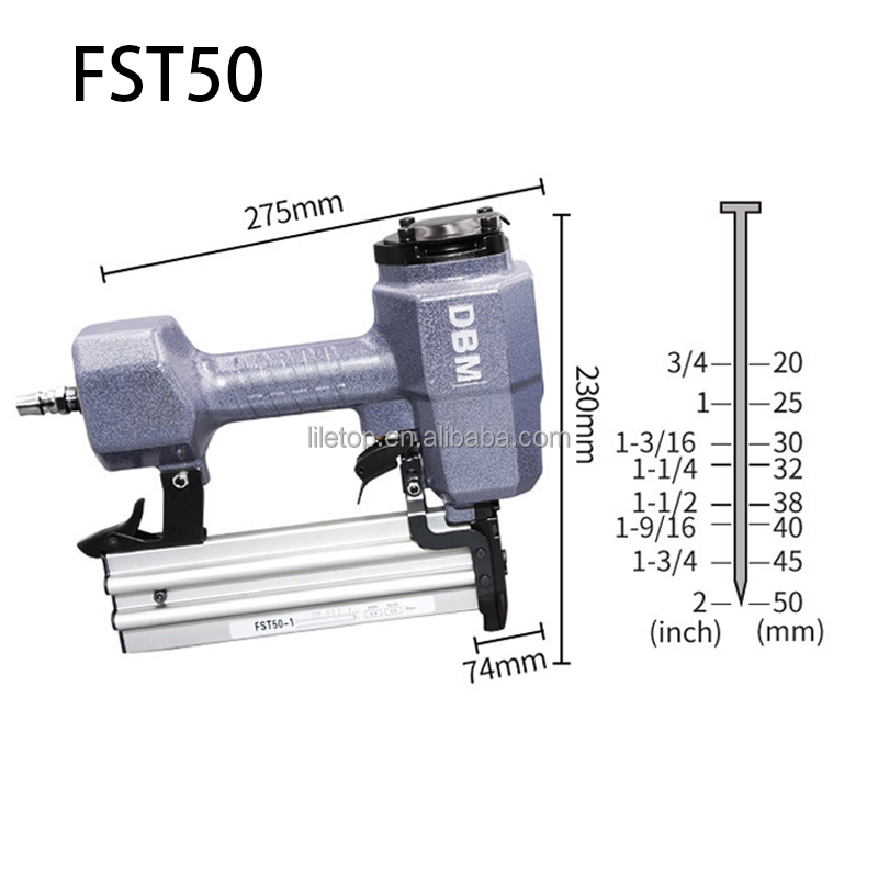 16GA Heavy Duty пневматический бетон гвоздильщик FST50 гвоздя ружье