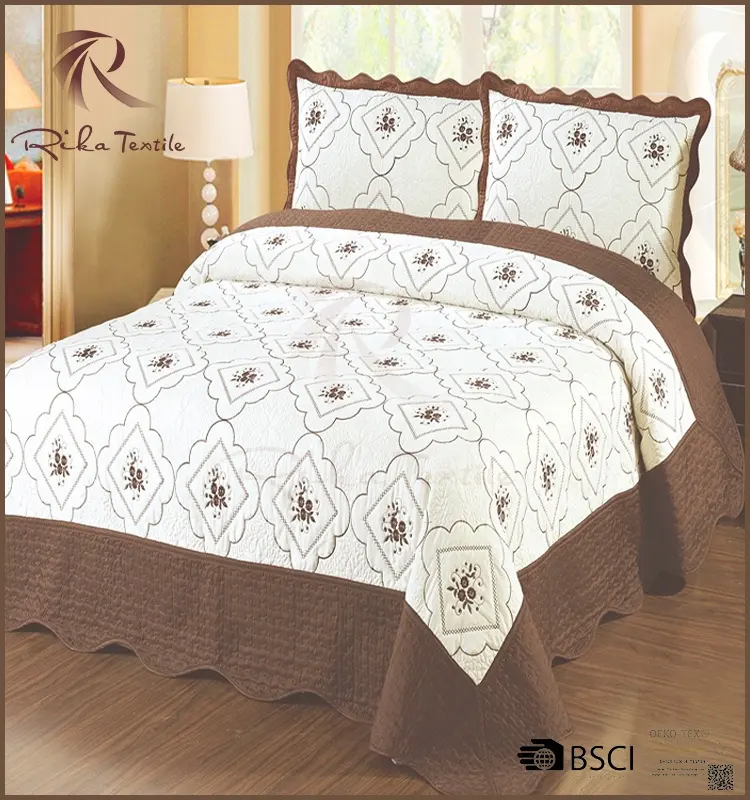 Hot sales product thin bedspread, good king size bed spread