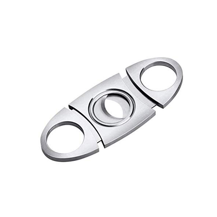 Cigar Cutter нержавеющая сталь двойное лезвие кусачки для сигар