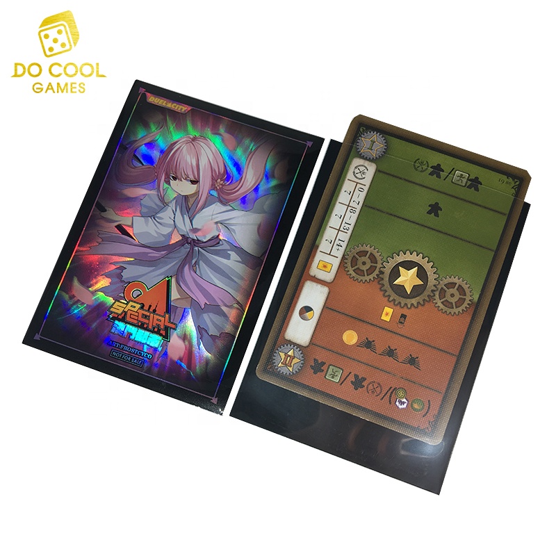 Пользовательские Yugioh/MTG голограмма анимация изображение карты рукава для настольной игры Игральные карты протектор