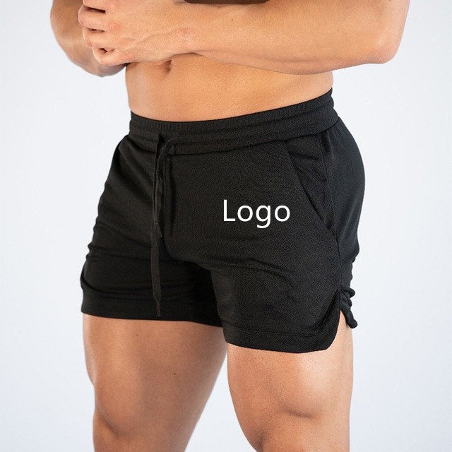 Men Fitness Shorts Summer slim fit Gym Bodybuilding Beach Shorts Man Quick Dry Training Short Pants Mesh Sweat shorts