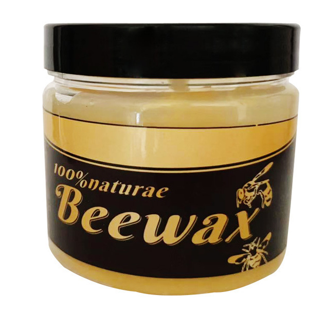 Wood Seasoning Beewax, Beeswax Wood Furniture Cleaner and Polish for Wood Doors, Tables, Chairs, Cabinets