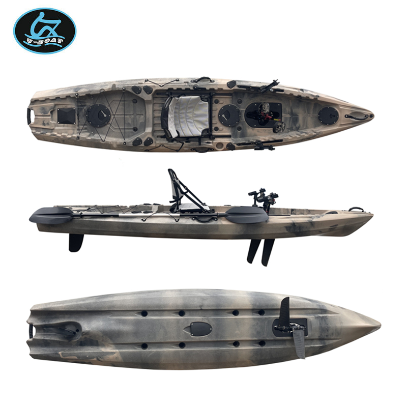 2021 новый дизайн 12ft ножная педаль привода каяк для рыбной ловли на UBP-K11