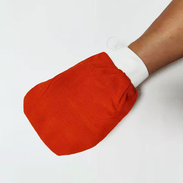 LUMA 100% Viscose Dead Skin Remover Mitten Shower Massage Scrubber Exfoliating Bath Glove