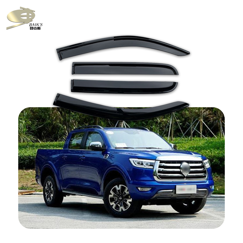 MOSUN Window Visor for Great Wall Pao 2019 Auto Vent shade for GWM POER Cannon Ute Rain Guard Sun shield Vent Visor Accessories