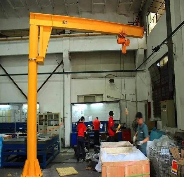 Cantilever crane with hoist workshop crane 5ton for lifting