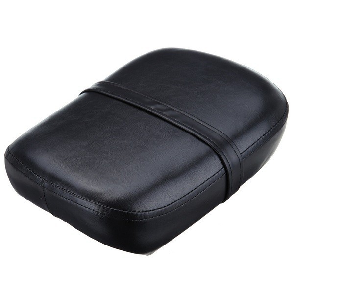 Cherk Motorcycle Synthetic Leather Pillion Rear Passenger Cushion Seat For Honda Shadow VT750 ACE VT750C VT750CD 1998-2003