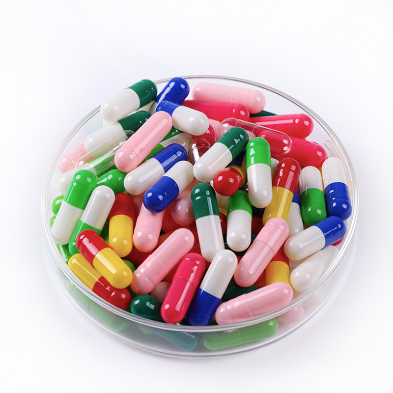 100% herbal Hard Empty hard Gelatin Capsules Gelatin Empty size 0 00 clear size 0E 1 2 3 clear