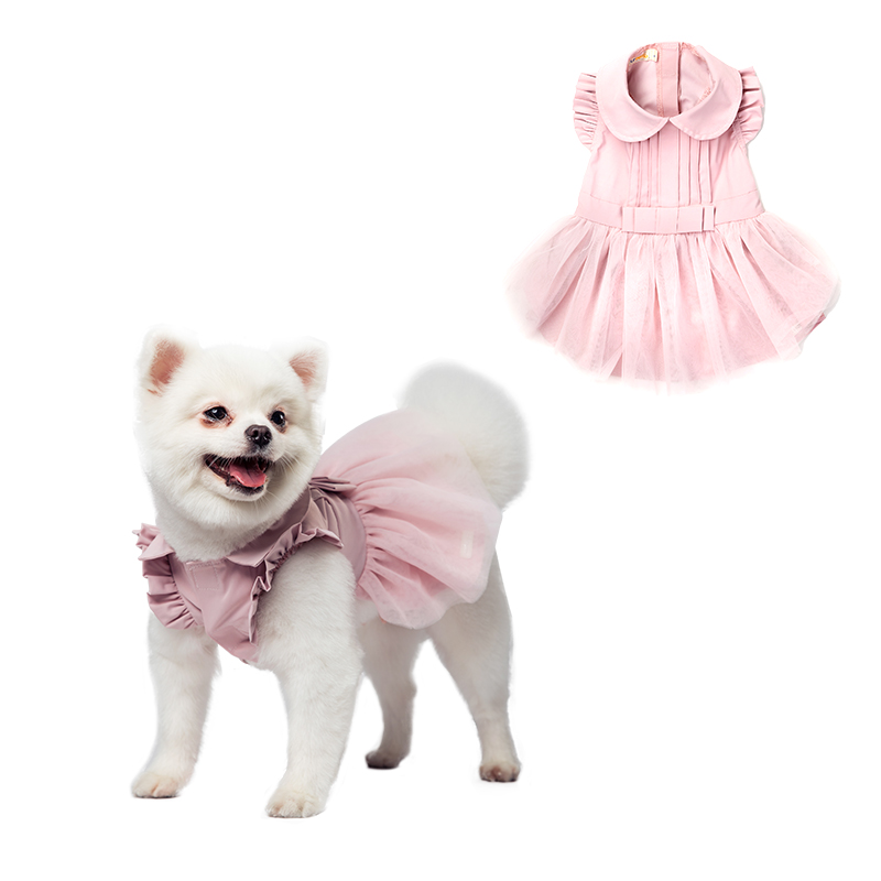 UFBemo Cute Purple Pink Chihuahua Summer Cat Skirt Hunde Pet Puppy Clothes Dog Dresses