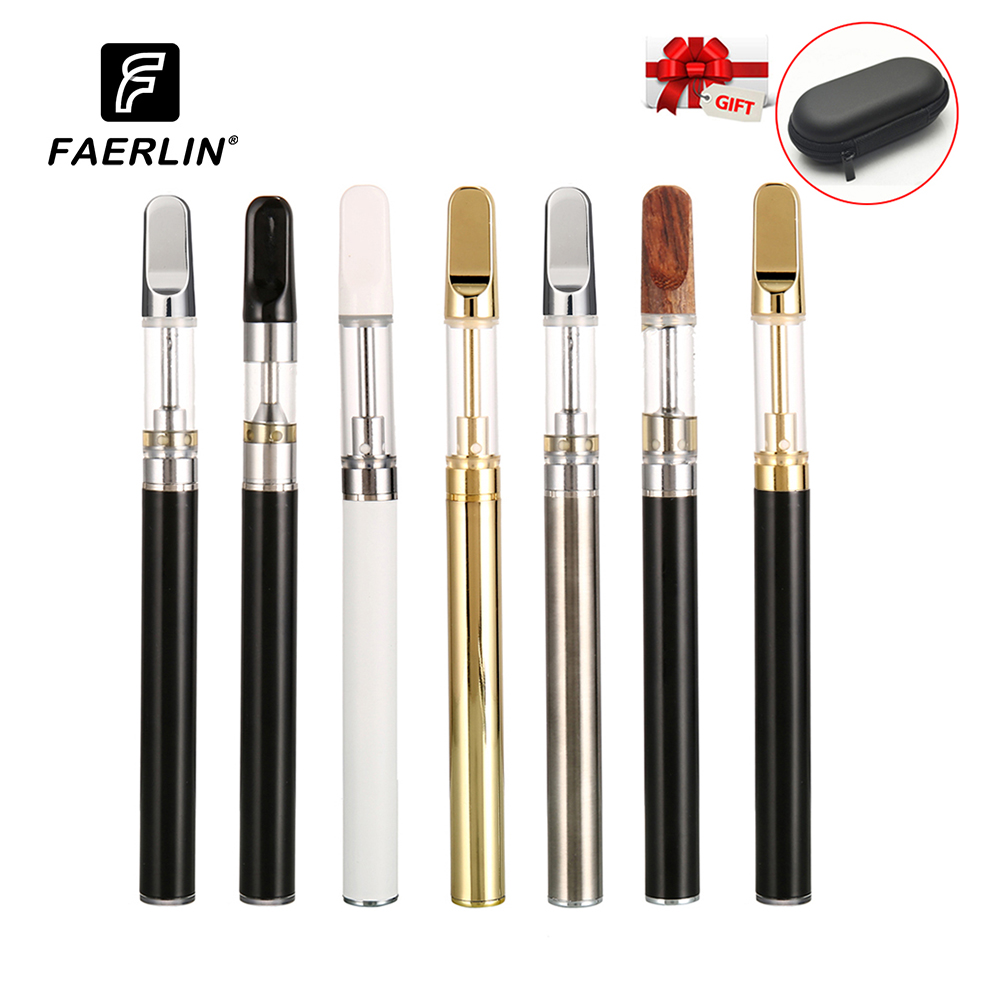 CBD Vape Pen электронная сигарета 350 мач аккумулятор керамическая катушка мод CBD масло rta картридж воздушный переключатель испаритель набор для вейпа
