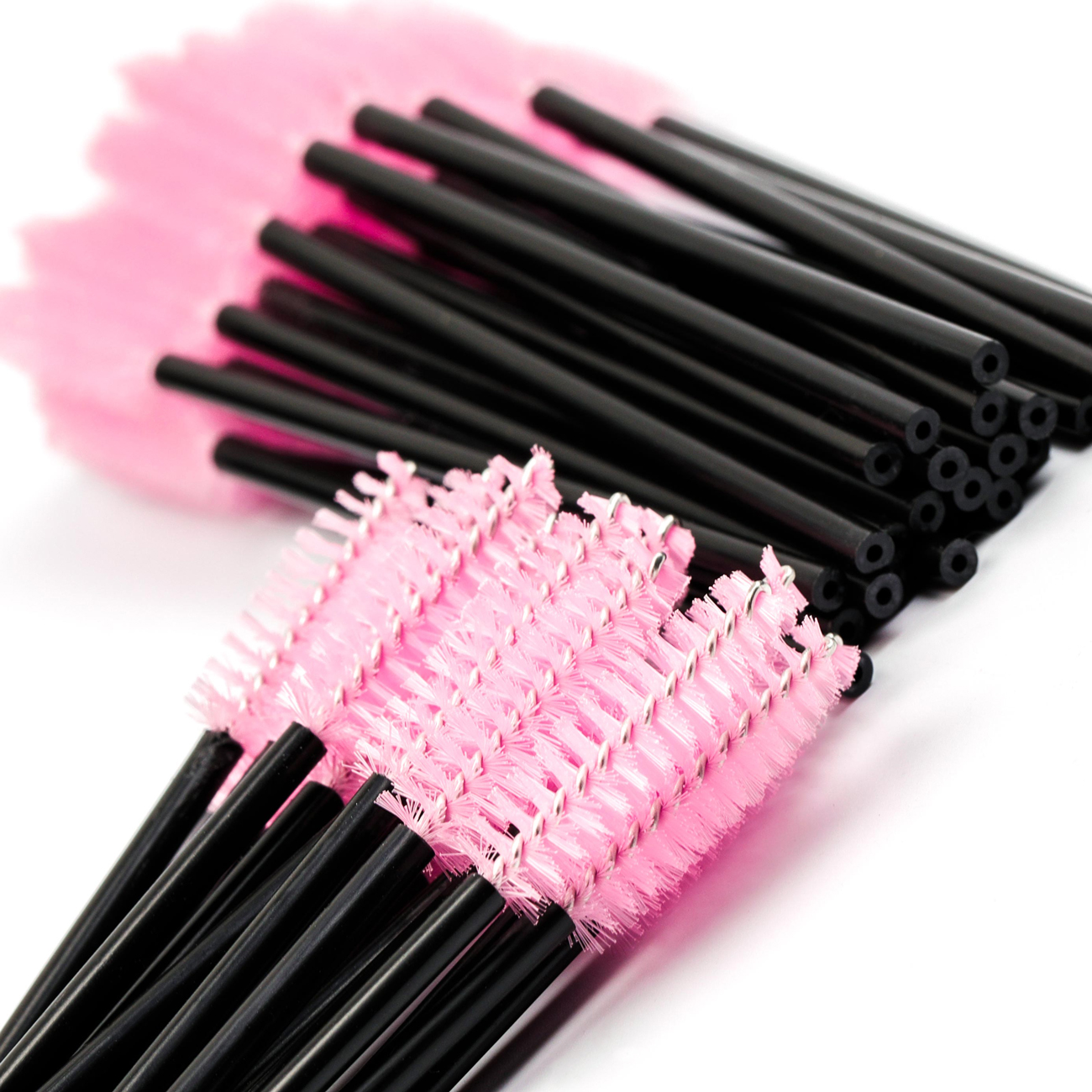 Hot Sale Spiral Bendable handle eyelash extension disposable mascara wands