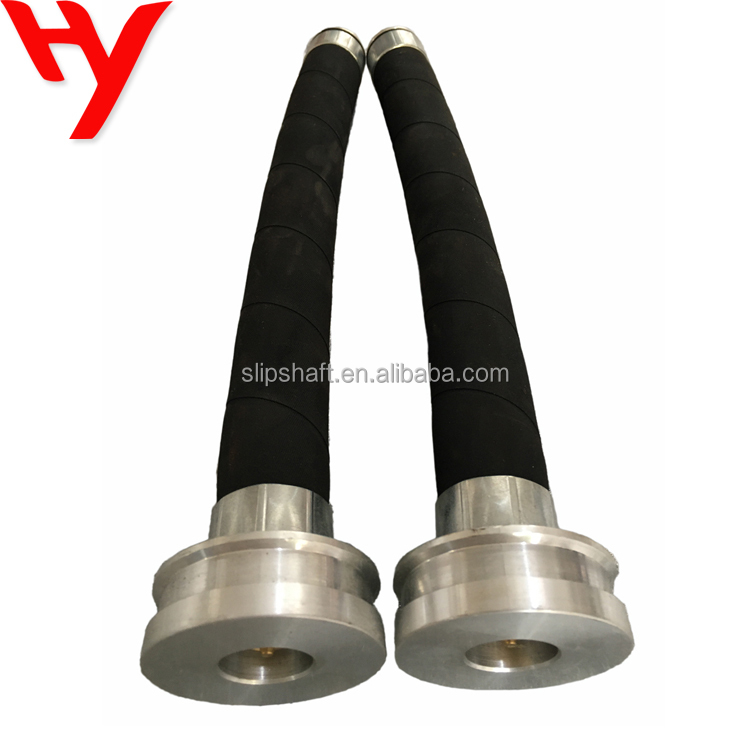 Rubber bladder hoses for expanding air shaft bladder tube