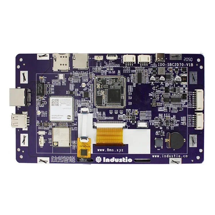 256MB NAND SSD201 Soc 7Inch Linux System SBC Module Mother Board DDR3 Single-board Computer SOM with Display Audio Serial Port