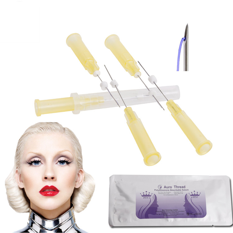 High quality Mono 26G 60mm monofilament pdo threads lifting for face lifting for deep wrinkle