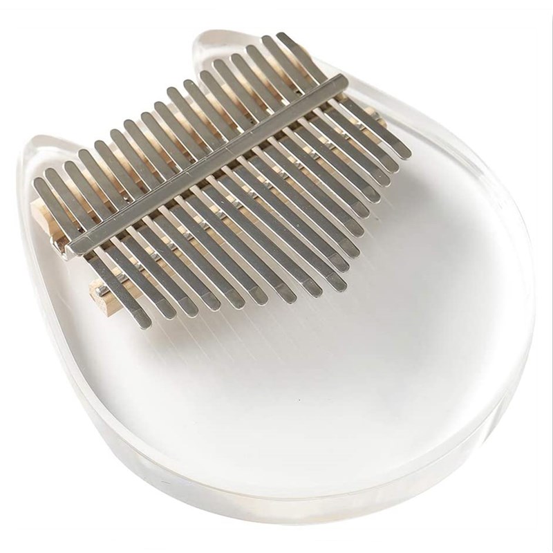 Кристаллическое пианино Kalimba, акриловое пианино Mbira, 17 клавиш, пианино для большого пальца