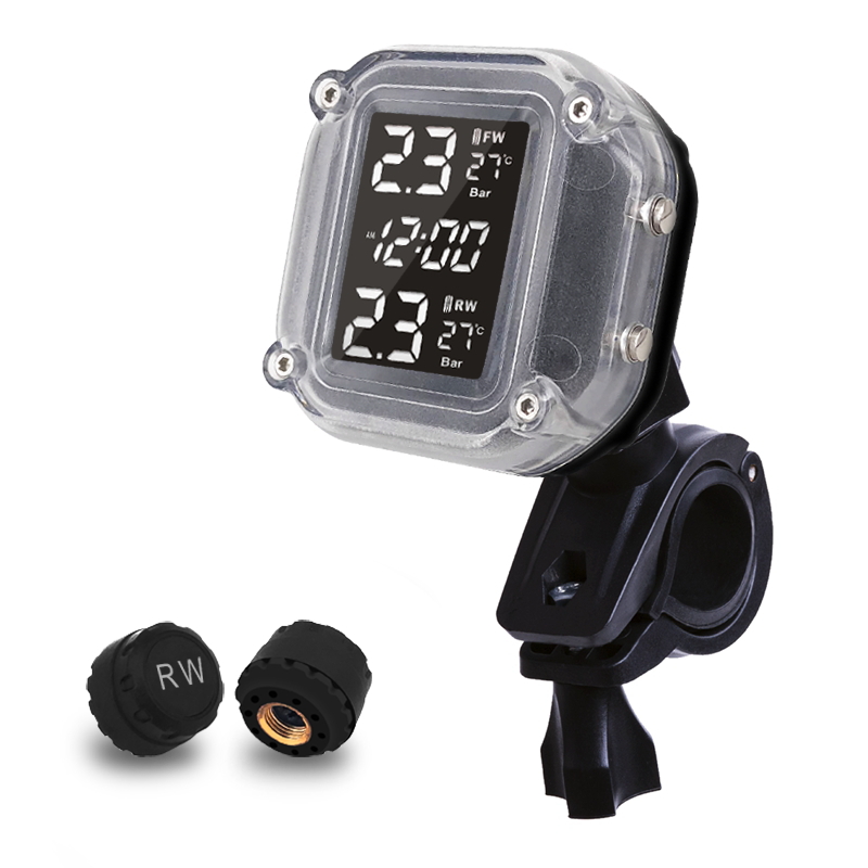 Carqseng мотоцикл TPMS Внешний мотоцикл tpms датчик подключения авто шины давление монитор системы датчики tpms