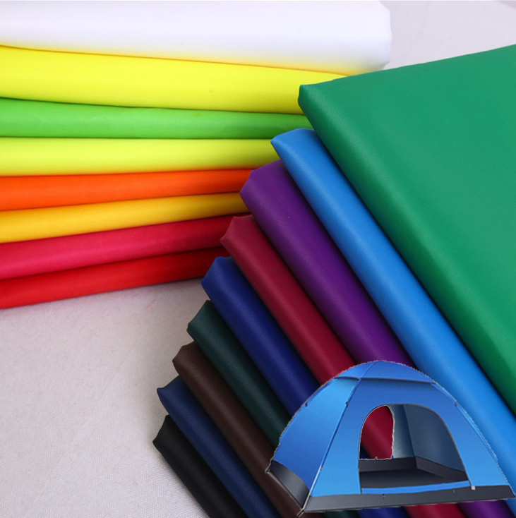 High Quality Textile 210D PU Polyurethane Coated Polyester Oxford fabric furniture cover textiles for Woven Bag Lining tent