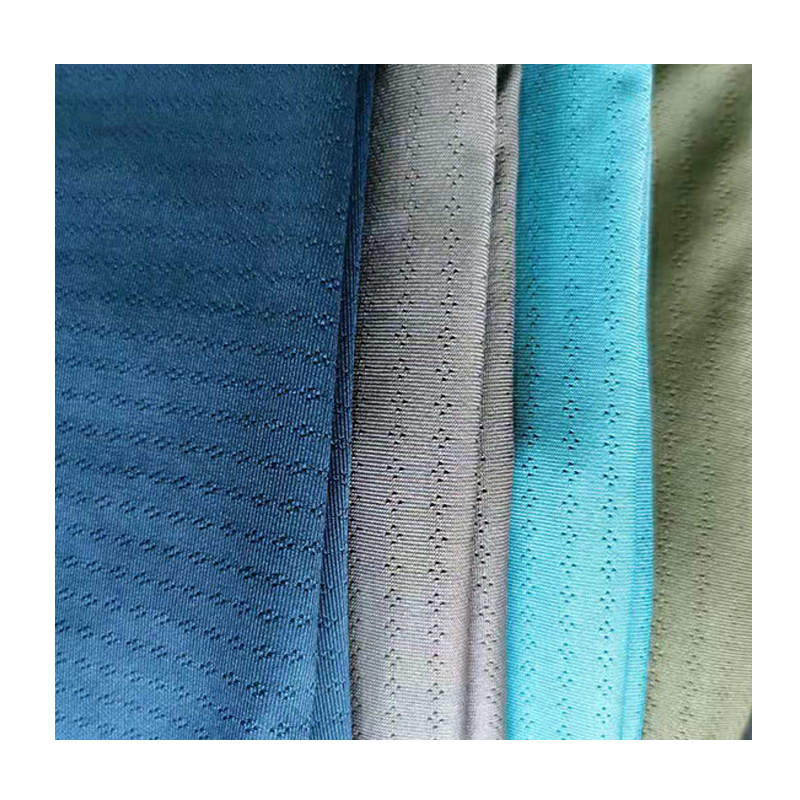 Polyester and Spandex170GSM JACQUARD MESH For Men Tshirt
