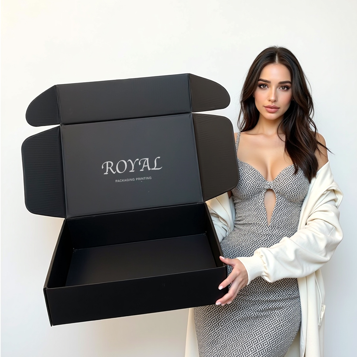 Luxury Custom Carton Gift Box Shipping Apparel box for Clothing Shoe dress Underwear Shirt Cardboard Paper Mailer Boxes