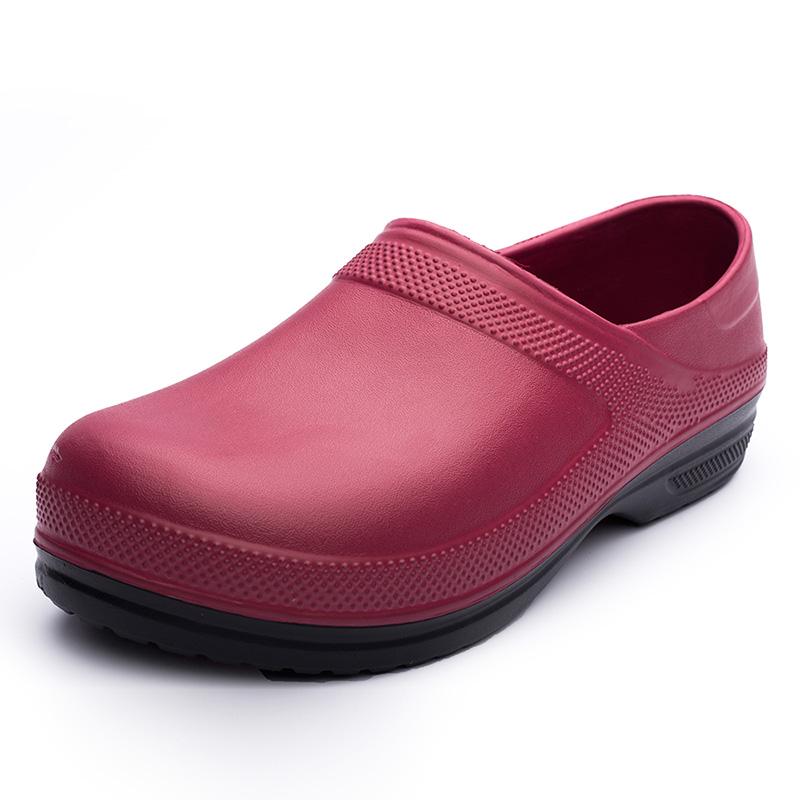 Men's Kitchen Safety Working Shoes Plus Sizes Non Slip Waterproof Oil-proof Mules Clogs Nursing Water Chef Shoes