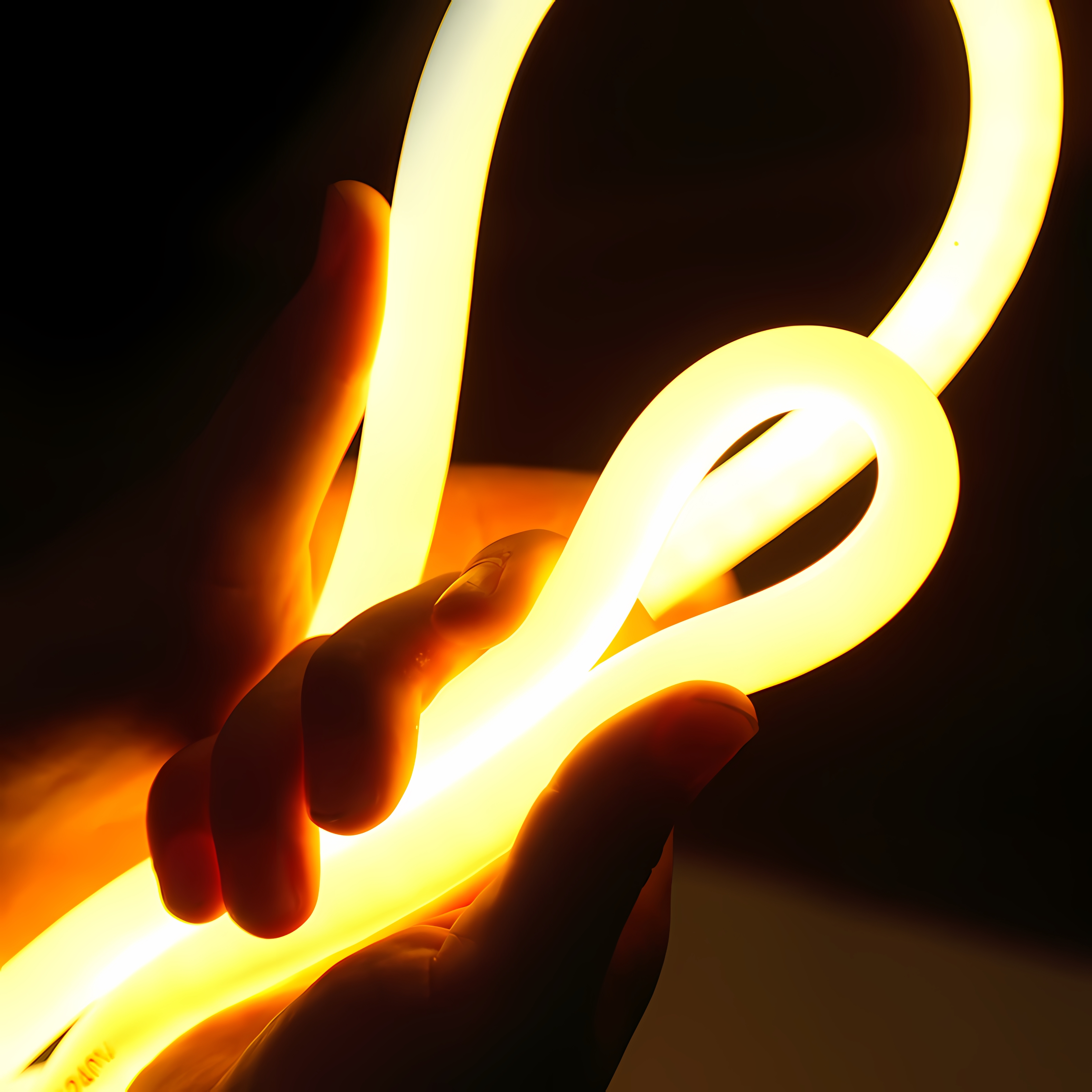 Round Flexible Silicone Strip Light 360 Degree Glowing Ip67 Outdoor Led Soft Neon Tube Tape Lamp Diy Minimalist Linear Lighting