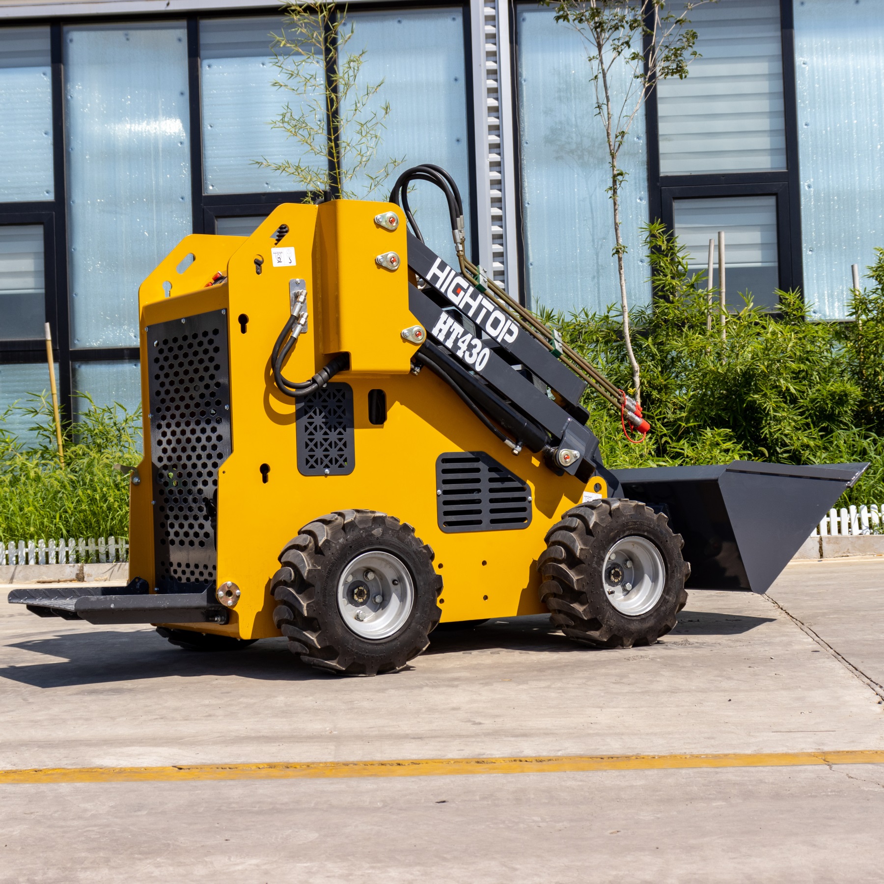 Free Shipping Ce Epa Diesel Home Garden Crawler 360 460 International Mini Small Skid Steer Loader