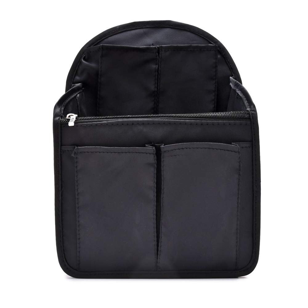 Mini Backpack Organizer Insert Lightweight Nylon Shoulder Bag Organizer Insert