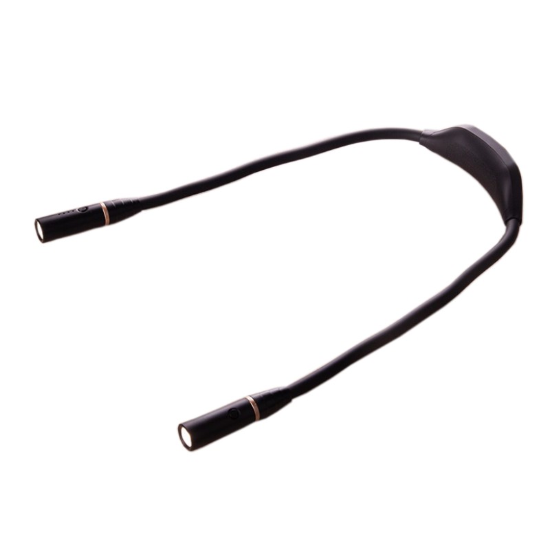 Outdoor Exercise Fishing Neck Light Hands Free 2.5W Dimmable Flexible Hug Neck Reading Light