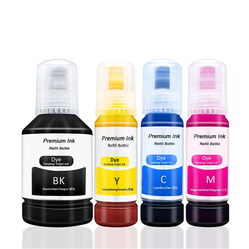 Inkbank 003 для Epson 003 чернила 102 101 105 502 504 Заправка чернилами для принтера Epson 003 бутылка чернил для Epson Ecotank ET-2750