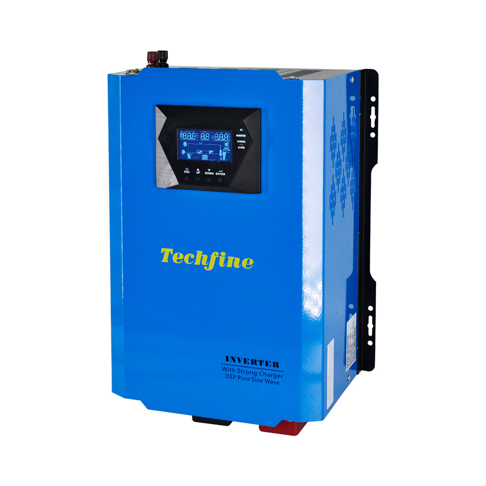 Инвертор Techfine 5 кВт, безсетевой Гибридный солнечный инвертор, немодулированный синусоидальный солнечный инвертор, цена