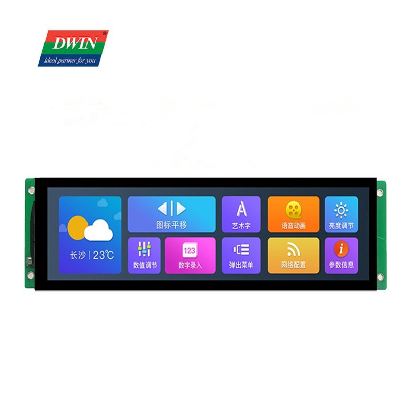 DWIN T5L 8.88Inch TFT LCD Touch Panel Module 1920x480 Resolution 16.7M Colors IPS Screen HMI Display DMG19480C088_03WTC