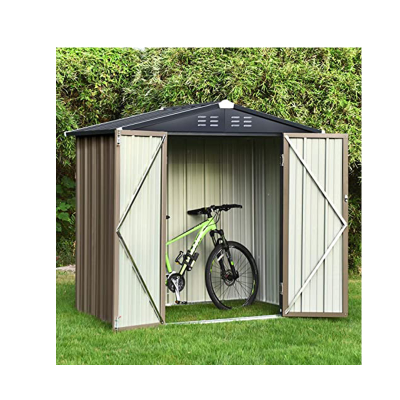 outdoor metal storage shed for garden backyard patio tools shelter 72x48x74in steel garden sheds