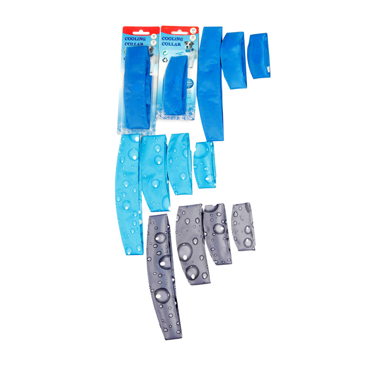 Pet Summer Cooling Collar Ice Pad Anti-Heat Band Neck Dog Cooling Collars
