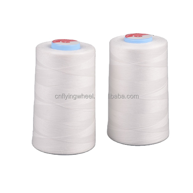 Хлопковая швейная нить Flying Wheel по хорошей цене, 20S/4 90tex, 36 билетов, 100% хлопковый длинный степлер, хлопок 165 г-500 г, бесплатный образец ISO9001