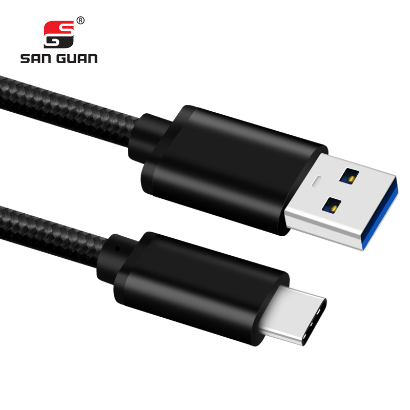Высококачественный высокоскоростной кабель USB C к USB 3,2 Gen 1 Тип A 60 Вт Мощность 5 Гбит/с скорость передачи данных Быстрый зарядный кабель