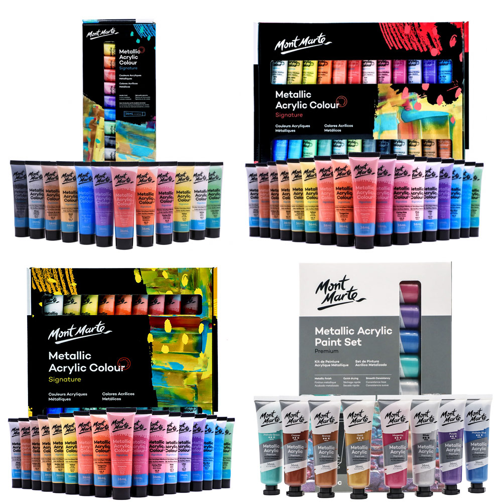 Mont Marte Acrylic Artist Paint Set, Artist Acrylic Paint