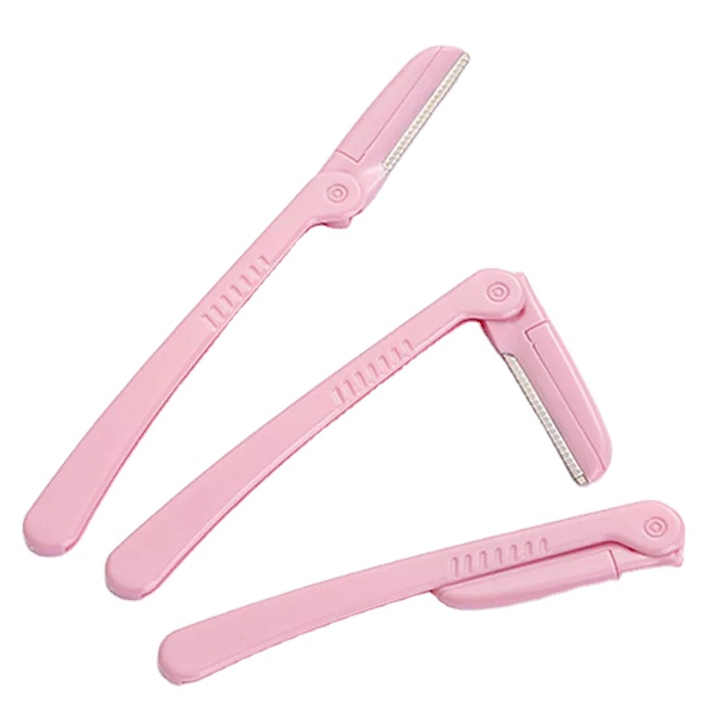 Hot Selling Fashion Eyebrow Trimming Knife Stainless Steel Eyebrow Trimer For Skin Care