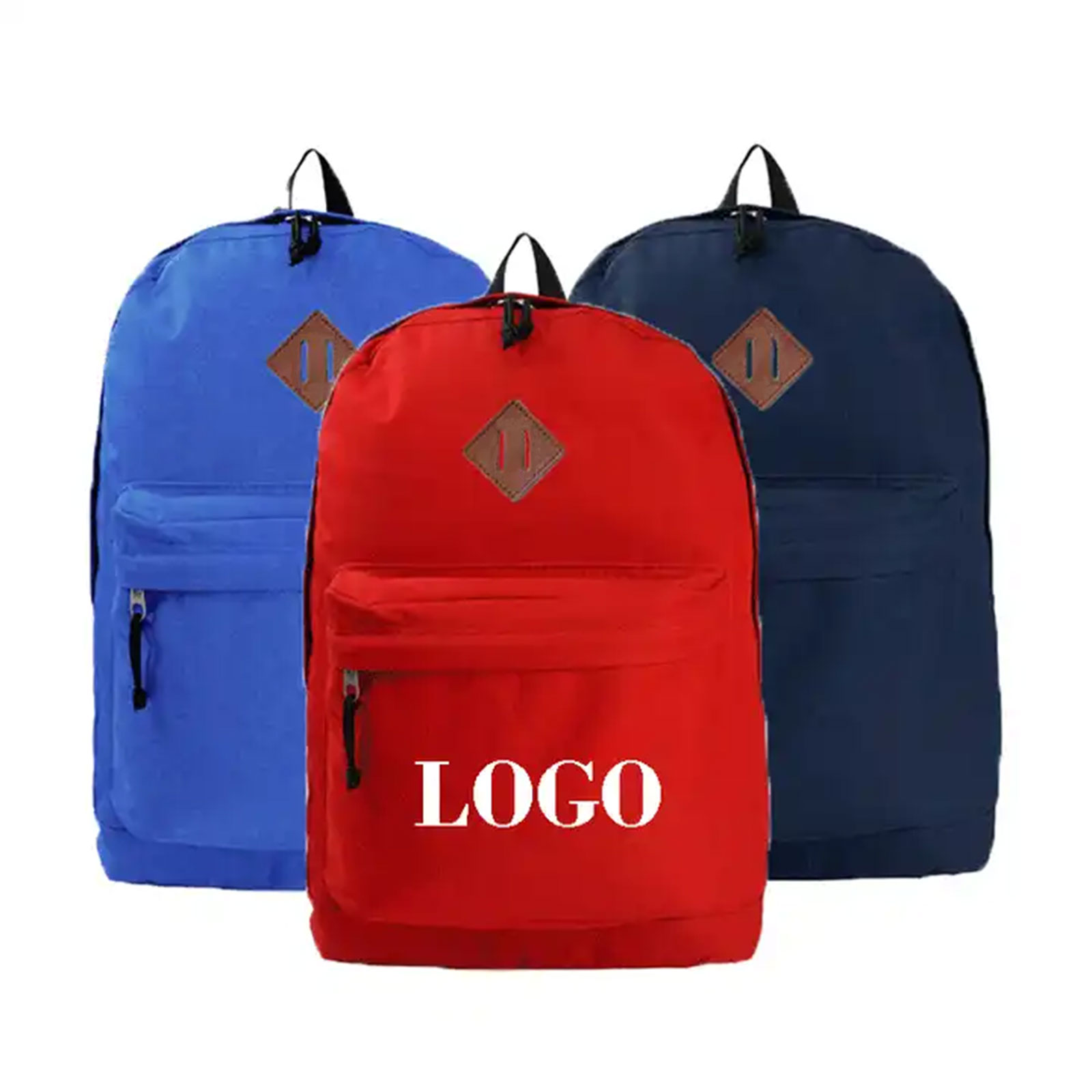 Custom logo blank printed promotion backpack waterproof wholesale cheap school backpacks